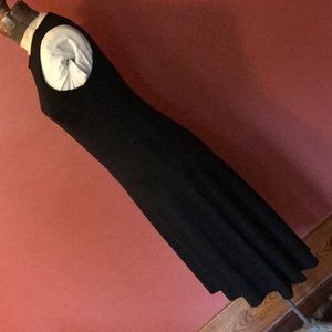 Little black dress! Asymmetrical hem sleeveless!!
